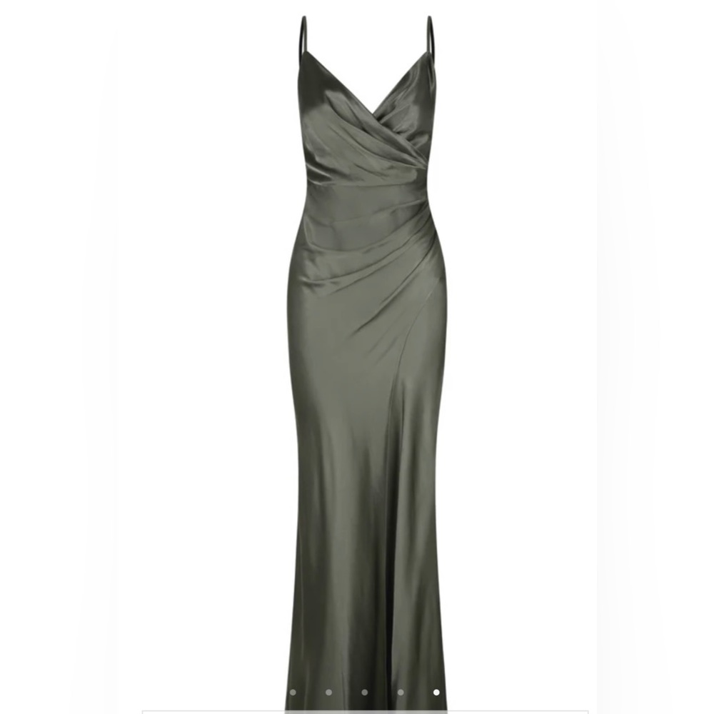 Shona Joy La Lune Cross Draped Maxi Dress